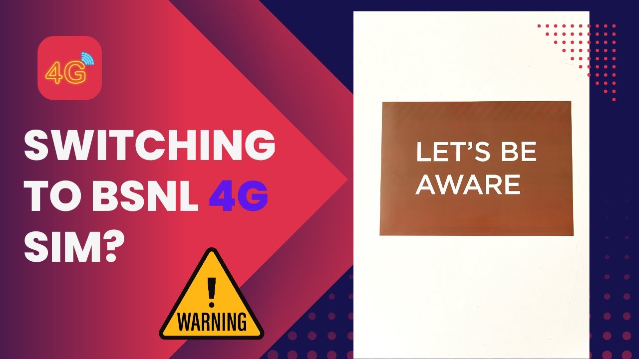 Read more about the article BSNL 4G SIM – Definitely Read This Before You Upgrade from 3G