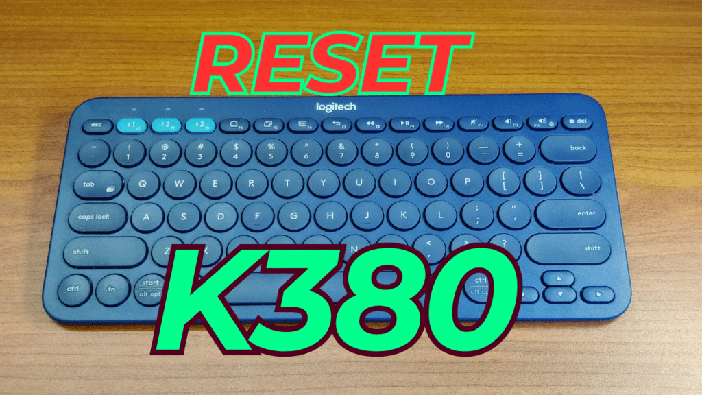 reset logitech k380 keyboard