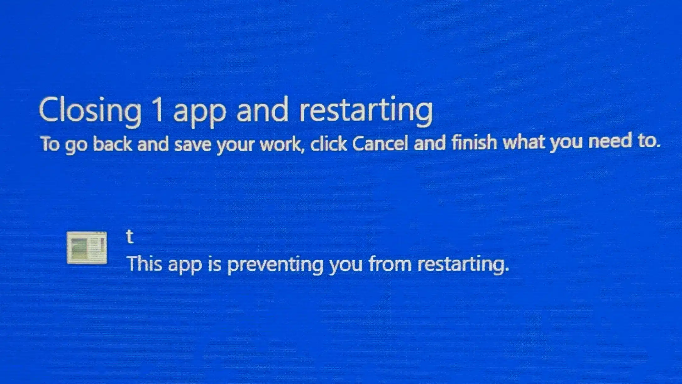 Read more about the article [Solved] An App ‘t’ is Preventing You from Restarting or Shutdown – 3 Easy Solutions