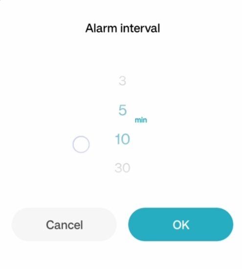 Alarm interval in Mi Home 360 Home Security Camera 2k Pro